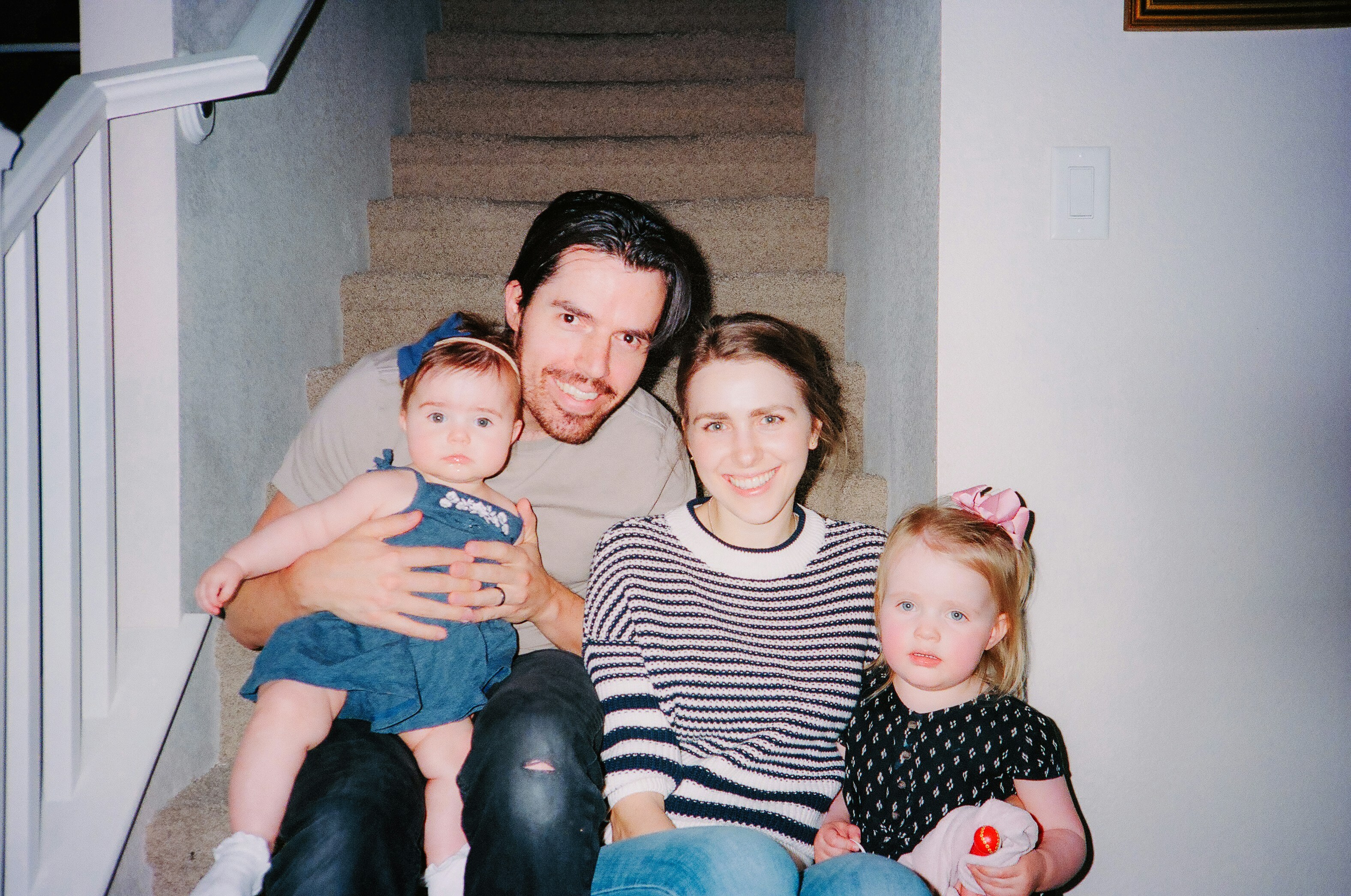 analogue photo of family